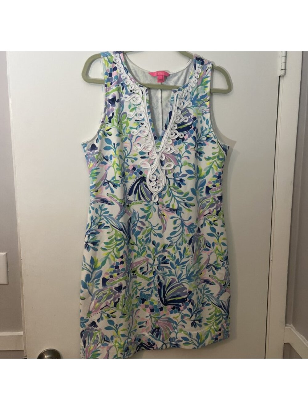 Lilly Pulitzer Women's Harper Mini Dress Cotton Floral large